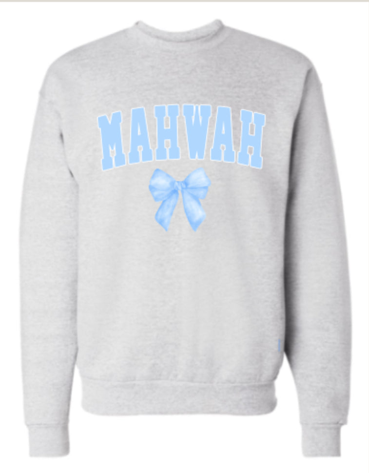 Bow crewneck sweatshirt