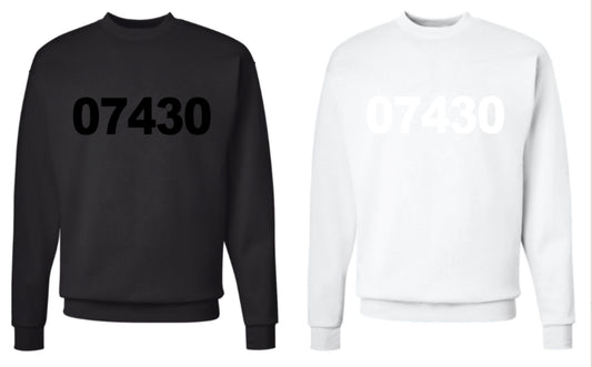 Zip code Puff Crewneck Sweatshirt