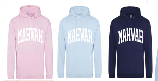 Varsity Hoodie (Pink, Blue, Navy)