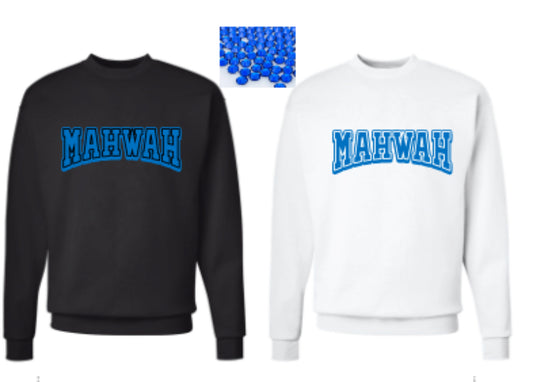 Rhinestone Crewneck Sweatshirt
